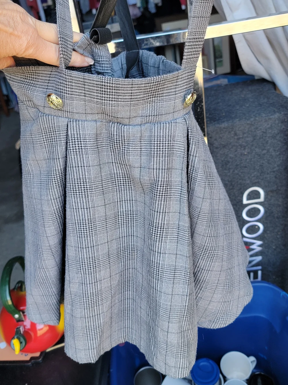 Weissman plaid skirt